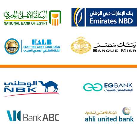 Client logos from banking sector working with Shehabco