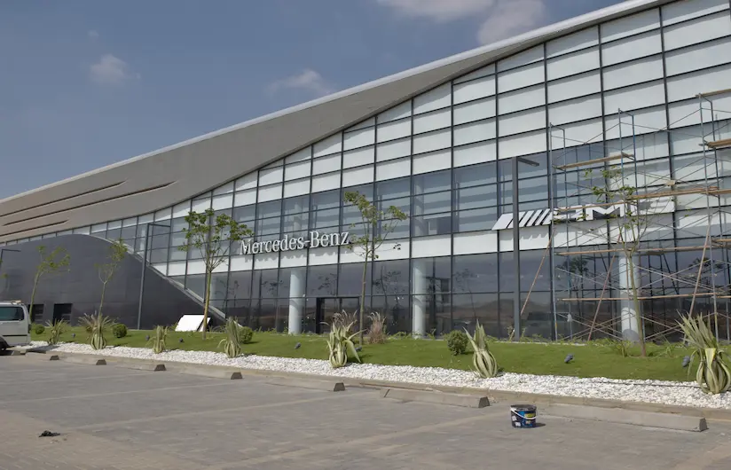 Installed and integrated CCTV and video surveillance systems, access control systems, intrusion detection systems, fire alarm systems, foam systems, and fire and gas detectors at Ezz El Arab Automotive Group – Mercedes-Benz in Egypt.